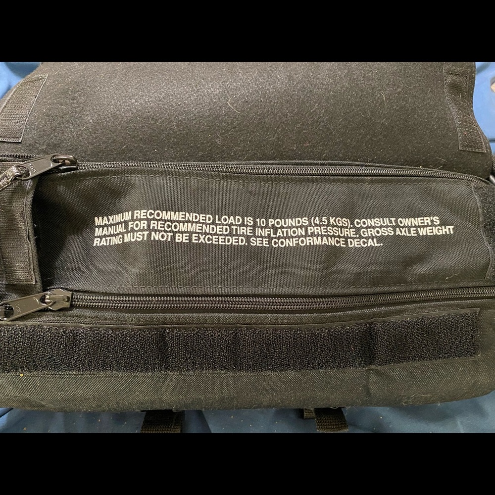 Harley-Davidson travel bag zip/Velcro - Picture 2 of 8
